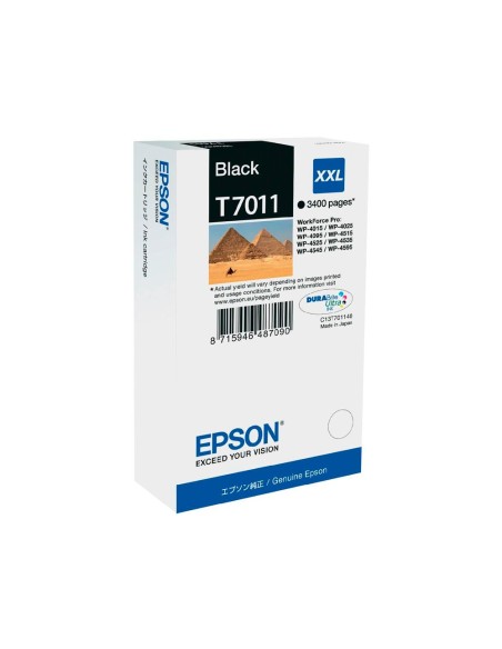 C13T70114010 CARTUCHO EPSON WP4000/WP4500 T7011 XL NG. 3400 PG.