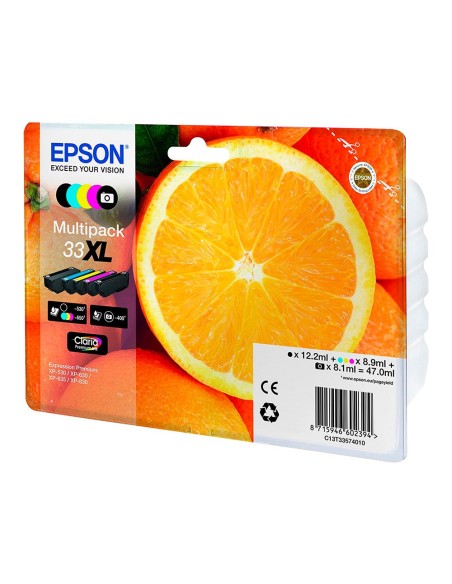 C13T33574012 CARTUCHO EPSON XP-530/630 33XL MULTIPACK 530 PG.