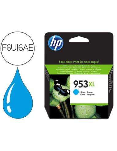 F6U16AE CARTUCHO HP Nº 953XL CIAN 1600 PG.