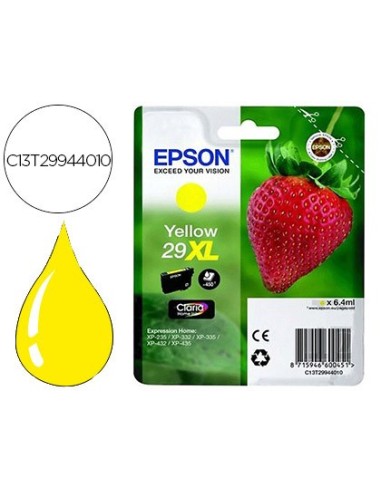 C13T29944010 CARTUCHO EPSON XP-435/330 29XL AM. 450 PG.