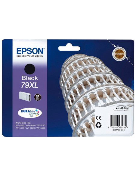 C13T79014010 CARTUCHO EPSON T7901 WF-4630/4640 79XL NG. 2600 PG.