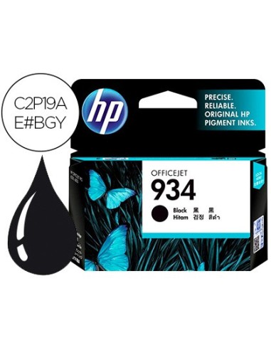 C2P19AE CARTUCHO HP Nº 934 NG. 400 PG.