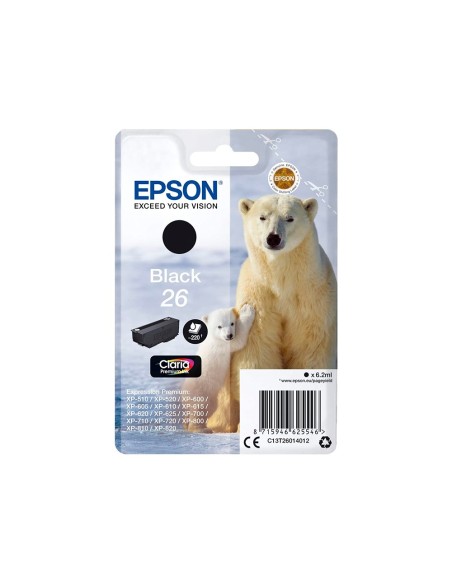C13T26014012 CARTUCHO EPSON XP600/800 T2601 NG. 220 PG.