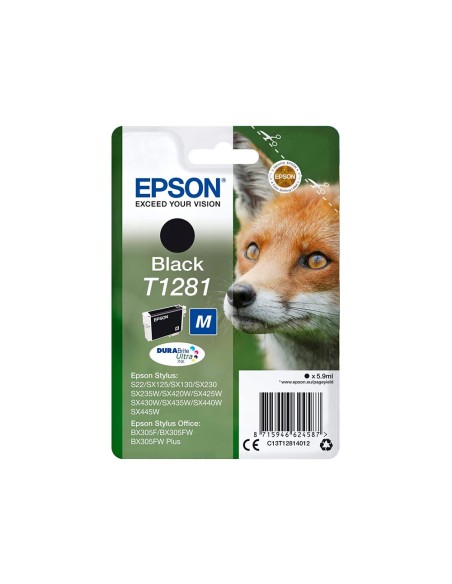 C13T12814012 CARTUCHO EPSON S22/SX125 T1281 NG. 170 PG.