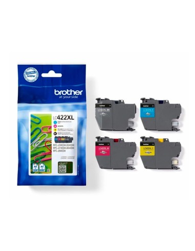 LC-422XLVAL CARTUCHO BROTHER PK.4  MFCJ5340DW (BK/C/M/Y)LARGA DURACIO