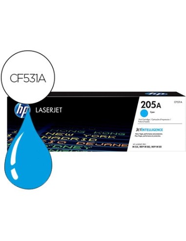 CF531A TONER HP Nº 205A CIAN 900 PG.