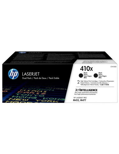 CF410XD TONER HP Nº 410X NG. PK. 2UD. 6500 PG.