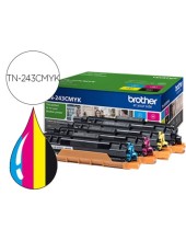 TN-243CMYK TONER BROTHER RAINBOW PK. 1000 PG.