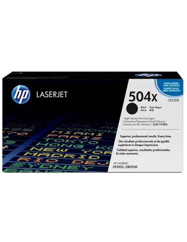 CE250X TONER HP Nº 504A NG. 10500 PG.