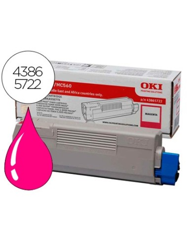 43865722 TONER OKI C5850/C5950 MAG. 6000 PG.