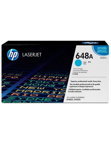 CE261A TONER HP Nº 648A CIAN 11000 PG.
