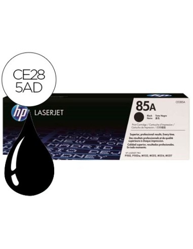 CE285AD TONER HP Nº 85A NG. PK. 2 UD. 1600 PG.