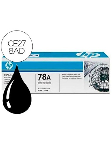 CE278AD TONER HP Nº 78A NG. PK 2 UD. 2100 PG.