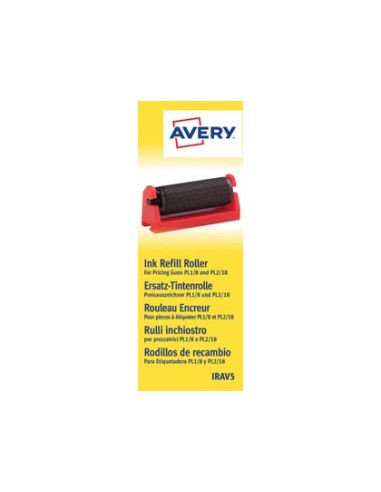 RODILLO ENTINTADOR AVERY ETIQUETADORA PL1/8 PL2/18 NG.CAJA 5 UD.