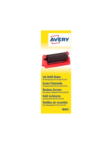 RODILLO ENTINTADOR AVERY ETIQUETADORA PL1/8 PL2/18 NG.CAJA 5 UD.