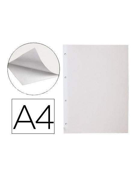 HOJA ALBUM LIDERPAPEL AUTOADHESIVA BLANCA HOJA ALBUM LIDERPAPEL AUTOADHESIVA BLANCA
