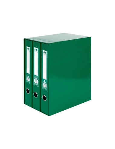 MODULO 3 ARCHIVADORES PAL. LIDERPAPEL FL FORRADO RADO LOMO 60MM VE.