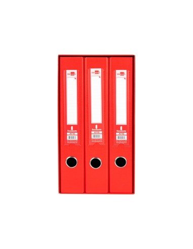 MODULO 3 ARCHIVADORES PAL. LIDERPAPEL FL FORRADO RADO LOMO 60MM RJ.