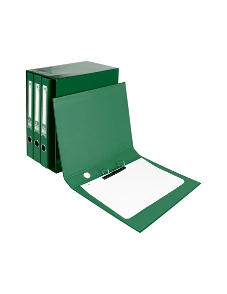 MODULO 4 ARCHIVADORES  PAL. LIDERPAPEL FL FORRADO RADO LOMO 40MM VE.