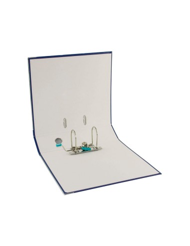 ARCHIVADOR PALANCA ELBA TOP CARTON COMPACTO PP. RADO A4 L.80MM AZ.