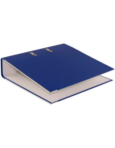 ARCHIVADOR PALANCA ELBA TOP CARTON COMPACTO PP. RADO A4 L.80MM AZ.