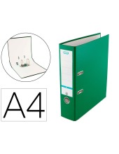 ARCHIVADOR PALANCA ELBA TOP CARTON COMPACTO PP. RADO A4 L.80MM VE.