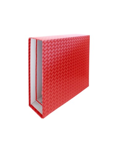 CAJA ARCHIVADOR PALANCA CARTON FORRADO ELBA A4 LOMO 85MM RJ.