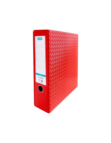CAJA ARCHIVADOR PALANCA CARTON FORRADO ELBA A4 LOMO 85MM RJ.
