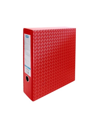 CAJA ARCHIVADOR PALANCA CARTON FORRADO ELBA A4 LOMO 85MM RJ.