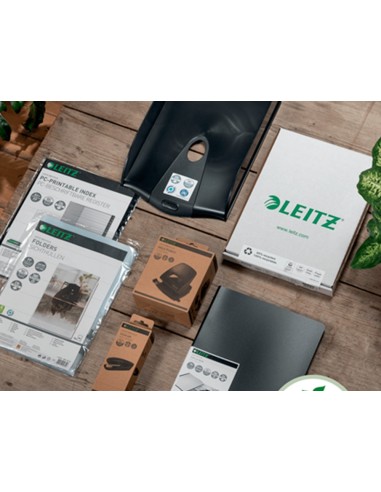 ARCHIVADOR PALANCA A4 FORRADO RADO LOMO 80MM LEITZ RECICLADO NG.