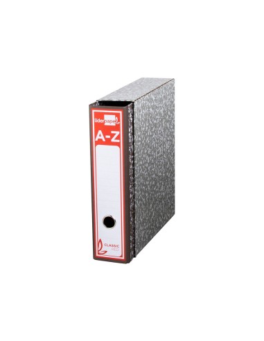 CAJA ARCH.PAL.CARTON DIN A4 JASPEADO GRIS