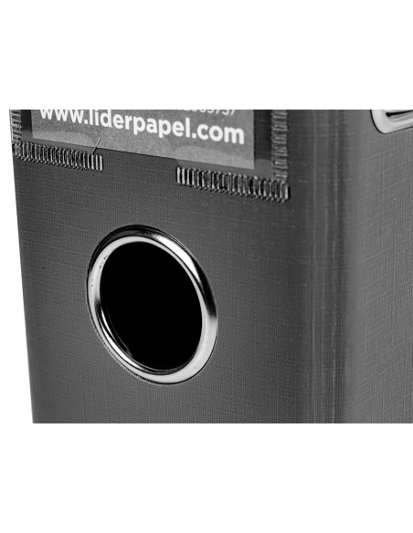 ARCH.PAL.LIDERPAPEL C.FORRADO DIN A4 NG.C/RADO LOMO 75 MM