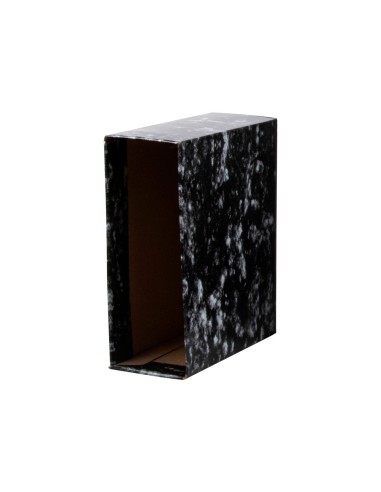 CAJA ARCH.PAL. 4º VERTICAL CARTON JASPEADO NG.