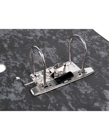 ARCH.PAL.LIDERPAPEL C.FORRADO FL.JASPEADO NEGRO SIN CAJA C/RADO CLASS