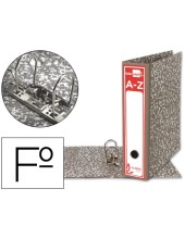 ARCH.PAL.LIDERPAPEL C.FORRADO FL.JASPEADO GRIS SIN CAJA CLASSIC RED