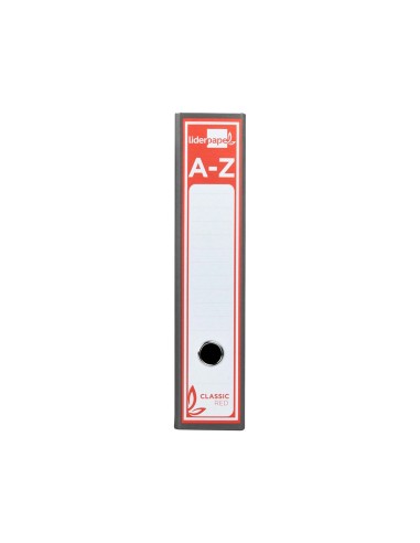 ARCH.PAL.LIDERPAPEL C.FORRADO FL.JASPEADO GRIS SIN CAJA CLASSIC RED
