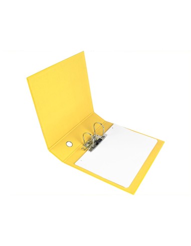 ARCH.PAL.LIDERPAPEL C.FORRADO DIN A4 AM.SIN CAJA LOMO 80 MM COL