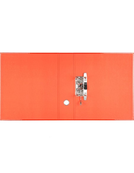 ARCH.PAL.LIDERPAPEL C.FORRADO DIN A4 ROJO SIN CAJA LOMO 80 MM COLOR S