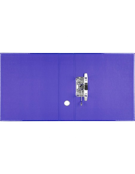 ARCH.PAL.LIDERPAPEL C.FORRADO DIN A4 AZUL SIN CAJA LOMO 80 MM COLOR S