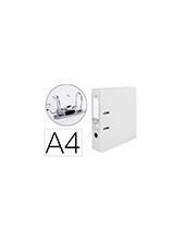 ARCH.PAL.LIDERPAPEL C.FORRADO DIN A4 BLANCO C/RADO LOMO 75 MM 2