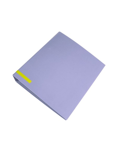 ARCHIVADOR PALANCA A4 FORRADO SIN RADO LOMO 80MM LAVANDA
