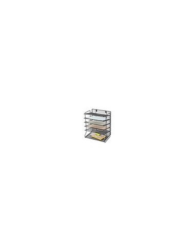 BANDEJA METALICA REJILLA NEGRA 6 BANDEJAS 325X230X390 MM BANDEJA METALICA REJILLA NEGRA 6 BANDEJAS 325X230X390 MM