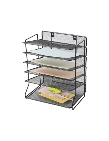 BANDEJA METALICA REJILLA NEGRA 6 BANDEJAS 325X230X390 MM BANDEJA METALICA REJILLA NEGRA 6 BANDEJAS 325X230X390 MM