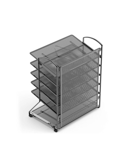 BANDEJA METALICA REJILLA NEGRA 6 BANDEJAS 325X230X390 MM BANDEJA METALICA REJILLA NEGRA 6 BANDEJAS 325X230X390 MM