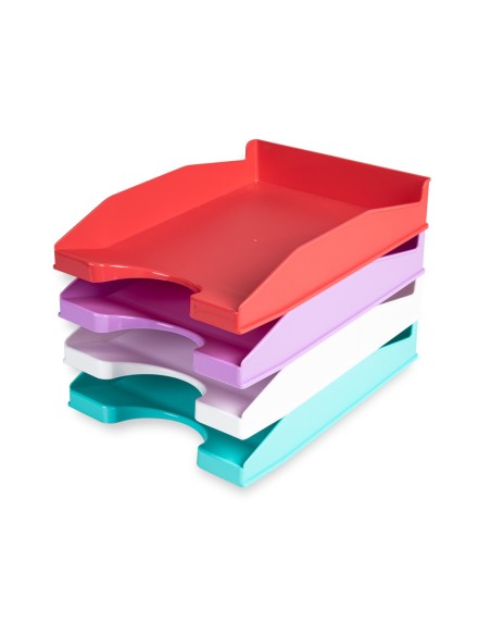 BANDEJA PLAST.Q-CON.LAVANDA OPACO