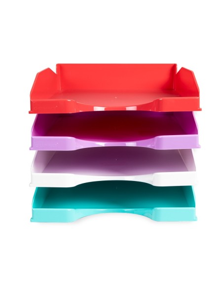 BANDEJA PLAST.Q-CON.LAVANDA OPACO