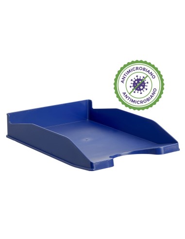 BANDEJA ARCHIVO 2000 ANTIMICROBIANA PLAST.AZ. APILABLE 3 POSICIONES