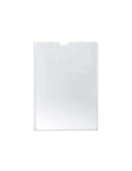 FUNDA PORTACARNET Q-CON.DINA5 150 MICRAS PVC TPTE.C/UÈERO 148X 210 MM