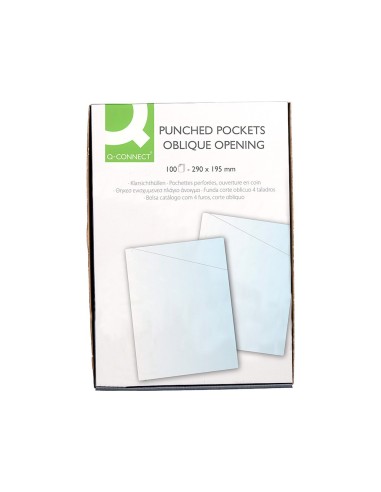 FUNDA PROTECTOR SARO C OBLICUO A4 SIN TAL PVC 100 MIC PACK 100**59104