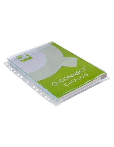 FUNDA MULTITALADRO Q C/C/FUELLE DIN A4 PVC 180 MICRASBOLSA 5 KF00138